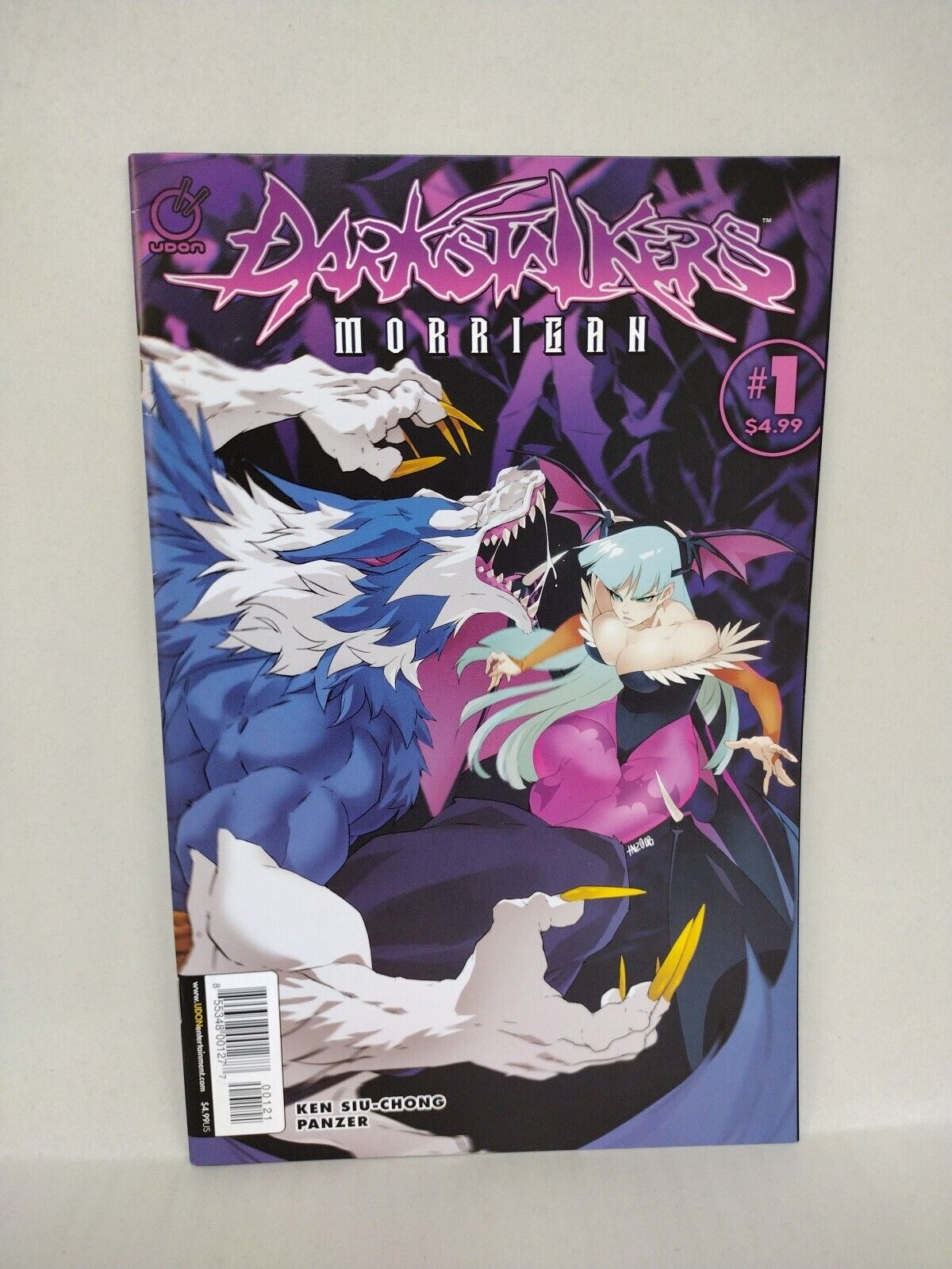 Darkstalkers Morrigan #1 (2022) Udon Capcom Comic Set Steinbach Variant VF