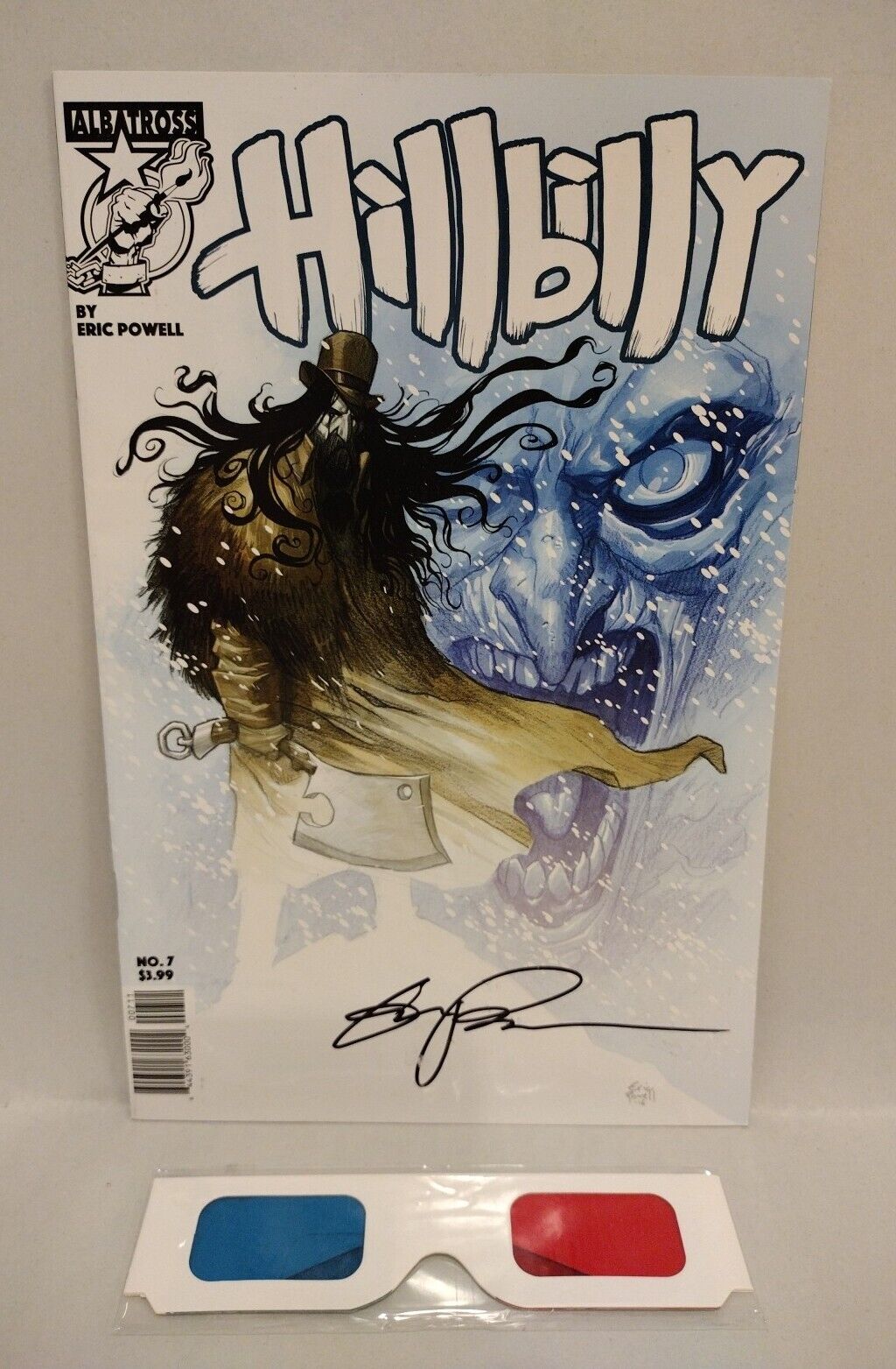 Hillbilly #7 (2017) Albatross Comics Signed Eric Powell W 3D Glasses