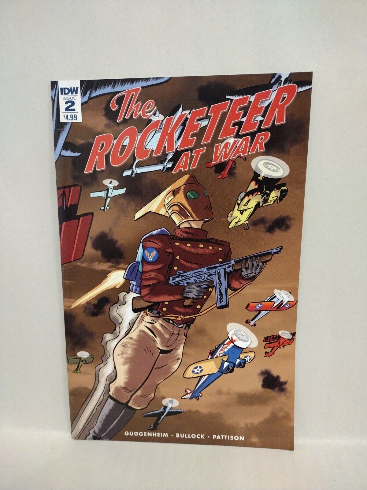 Rocketeer At War (2015) IDW Comic Lot Set #1 2 3 Marc Guggenheim Dave Bullock NM