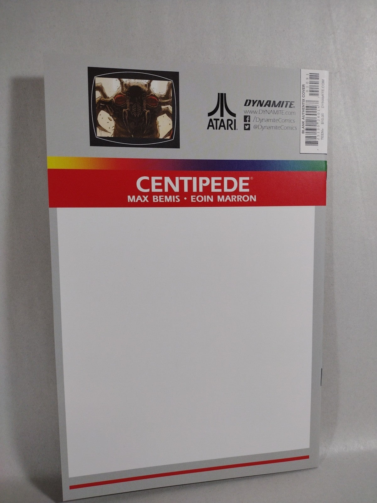 Centipede #1 (2017) Atari 2600 Dynamite Blank Sketch Cover Variant Comic New NM