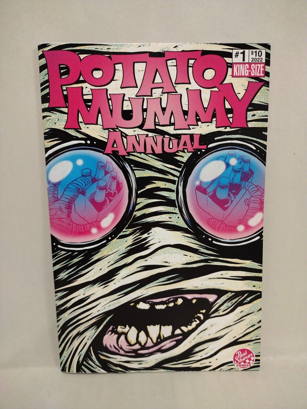 POTATO MUMMY ANNUAL #1 Sketch Cover Comic Variant Original DCastr Art COA