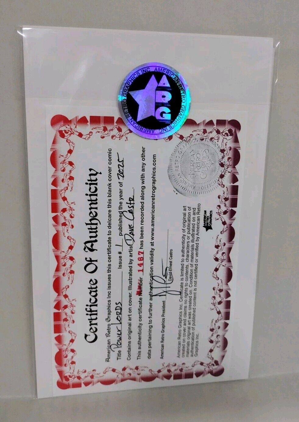 Power Lords #1 (2025) Oni Nacelleverse Sketch Cover W Original Dave Castr Art