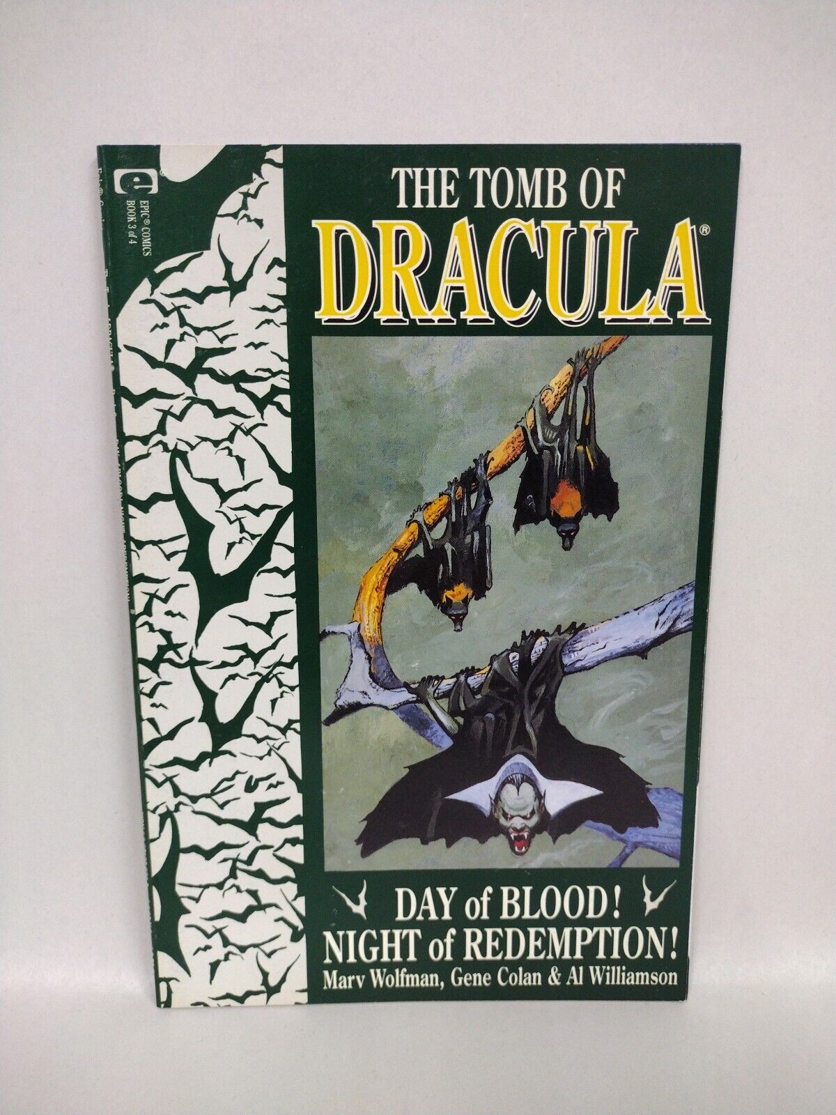 Tomb Of Dracula Day Of Blood Night Of Redemption (1991) Complete Epic Comic Set