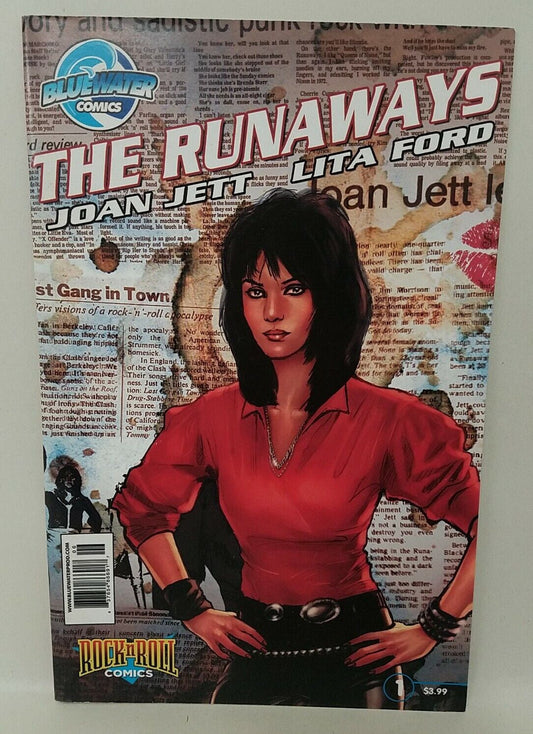 The Runaways Joan Jett Lita Ford #1 (2010) Bluewater Comic Rock N Roll Punk