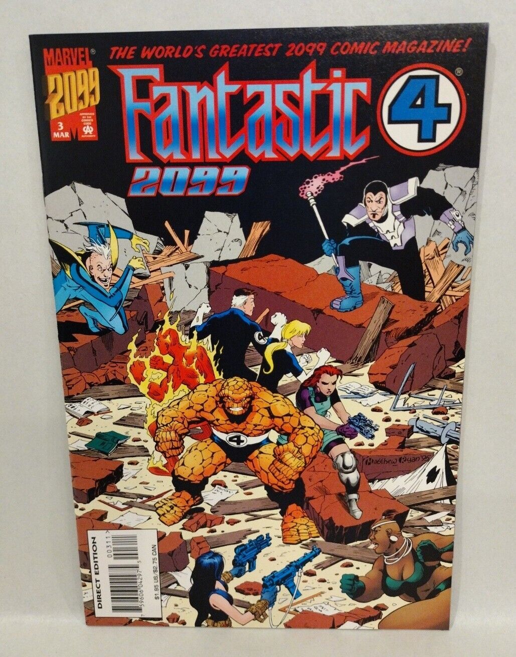 Fantastic Four 2099 (1996) Marvel Comic Lot #2 3 4 5 Spider-Man VF-NM