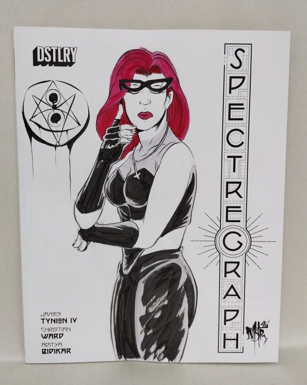 Spectregraph #1 (2024) Dstlry Comic Magazine Sketch Cover Variant W Original Art