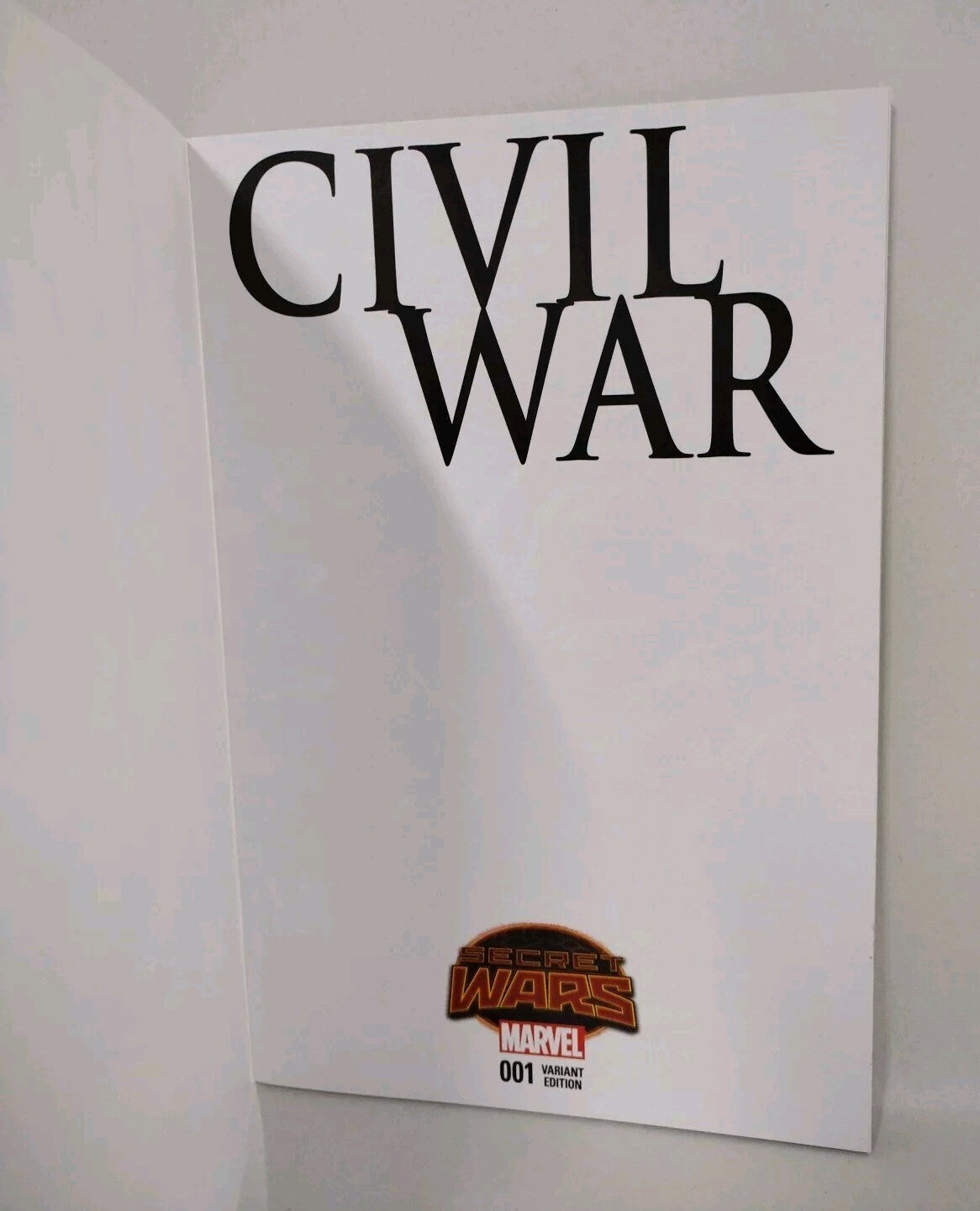 CIVIL WAR #1 (2015) Marvel Sketch Variant Comic W Original DCastr Puck Art