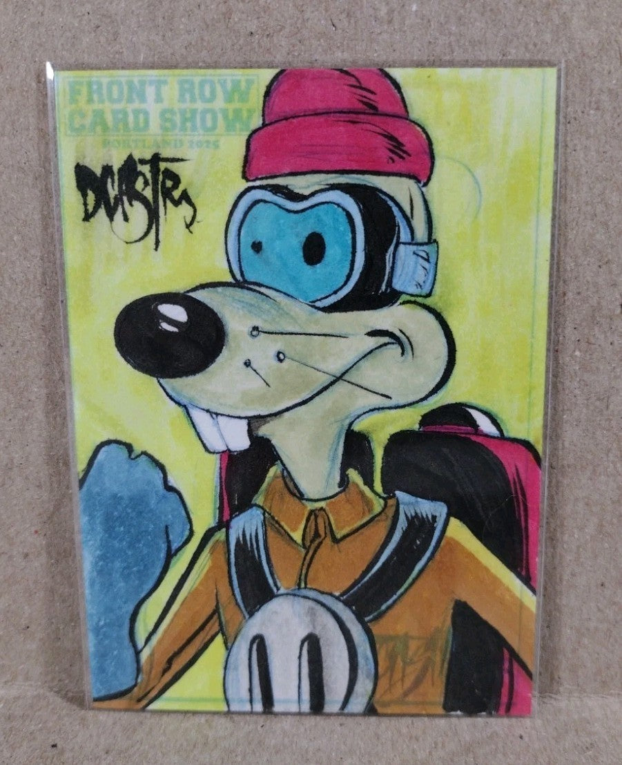 DCastr (2025) Front Row Show Exclusive Sketch Card W Original Megavolt Art