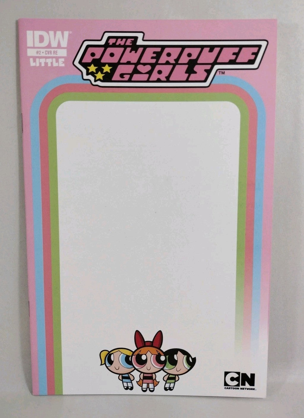 Powerpuff Girls #2 (2013) IDW Comic Blank Sketch Cover Variant VF-NM