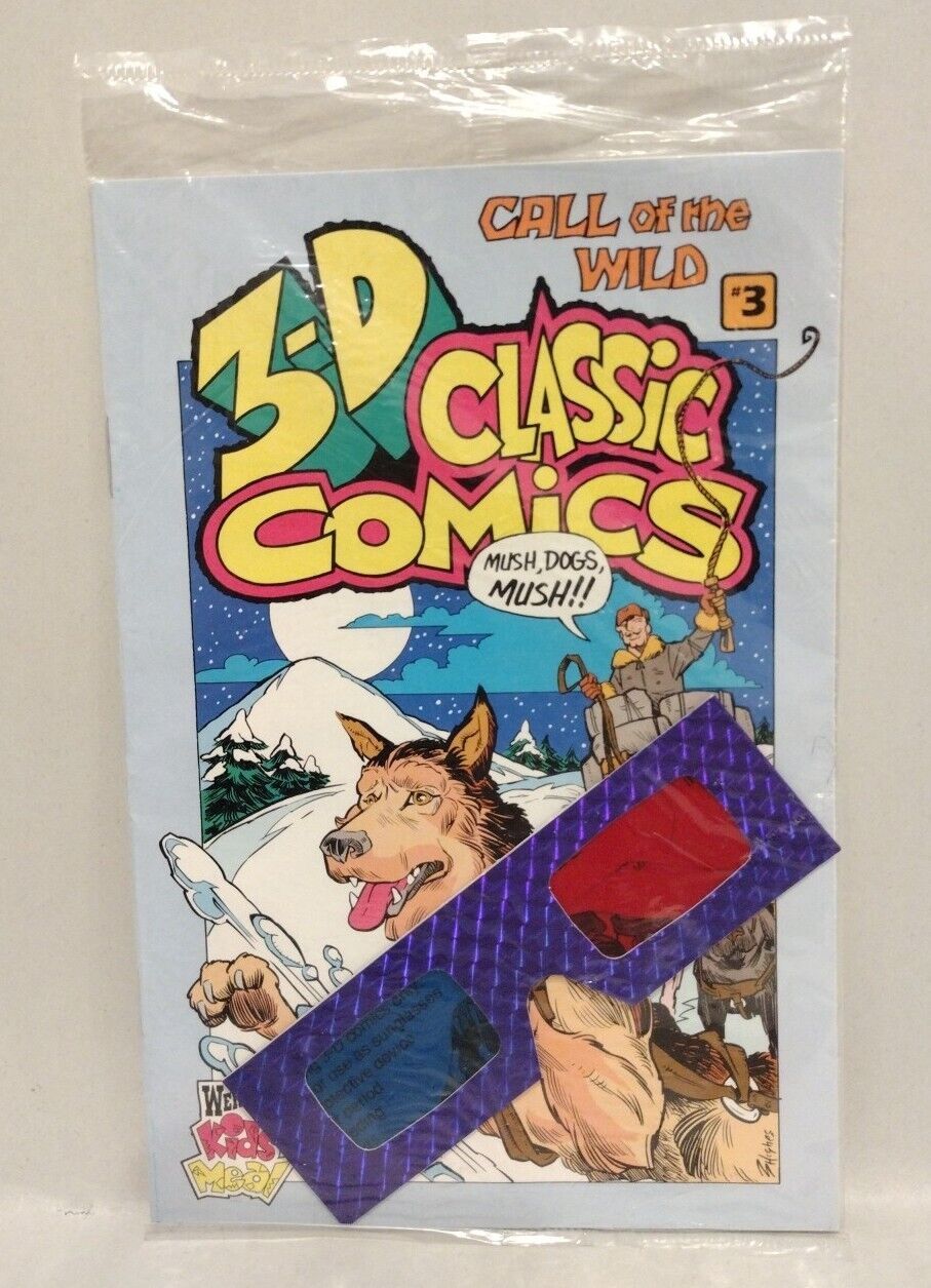 Wendy's 3-D Classic Comics (1994) Complete Set #1 2 3 4 5 W Glasses