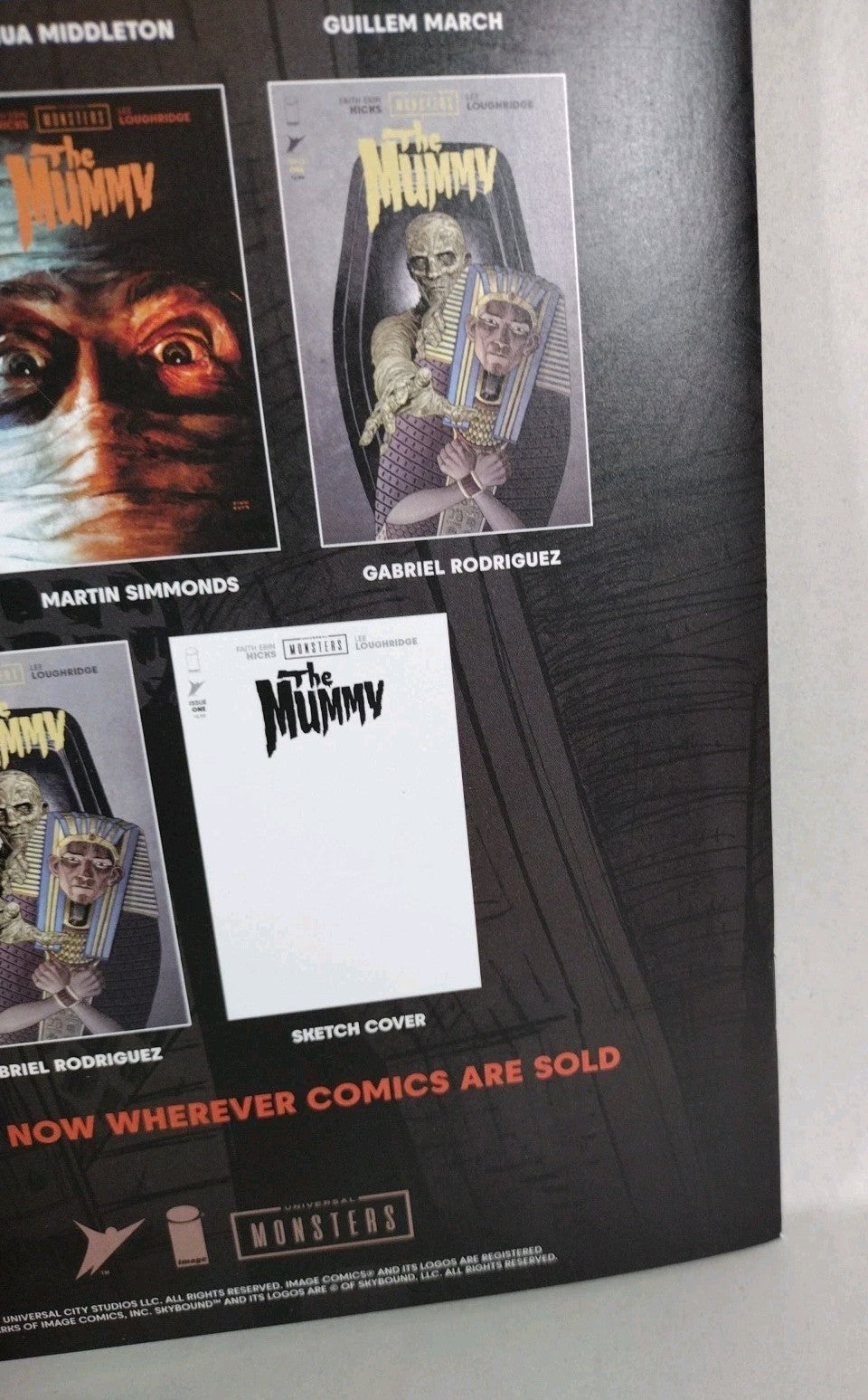 The Mummy Universal Monsters #1 (2025) Image Comic 1:25 Middleton Incentive Cvr