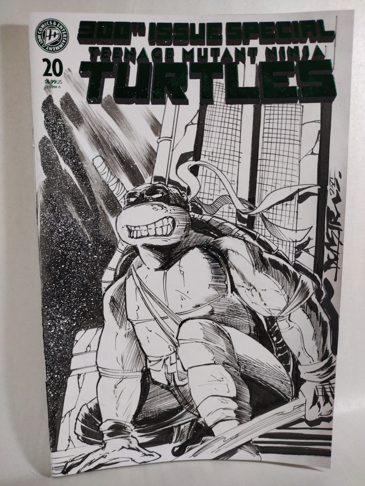 Teenage Mutant Ninja Turtles (2026) #20 300 Sketch Cover W Original DCastr Art