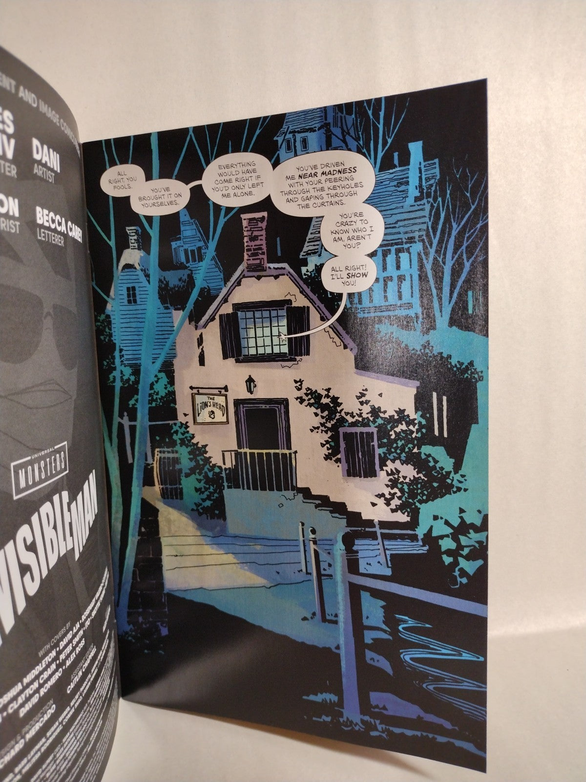 Invisible Man 1 (2025) Image Comic Sketch Variant CVR W Original Dave Castr Art 