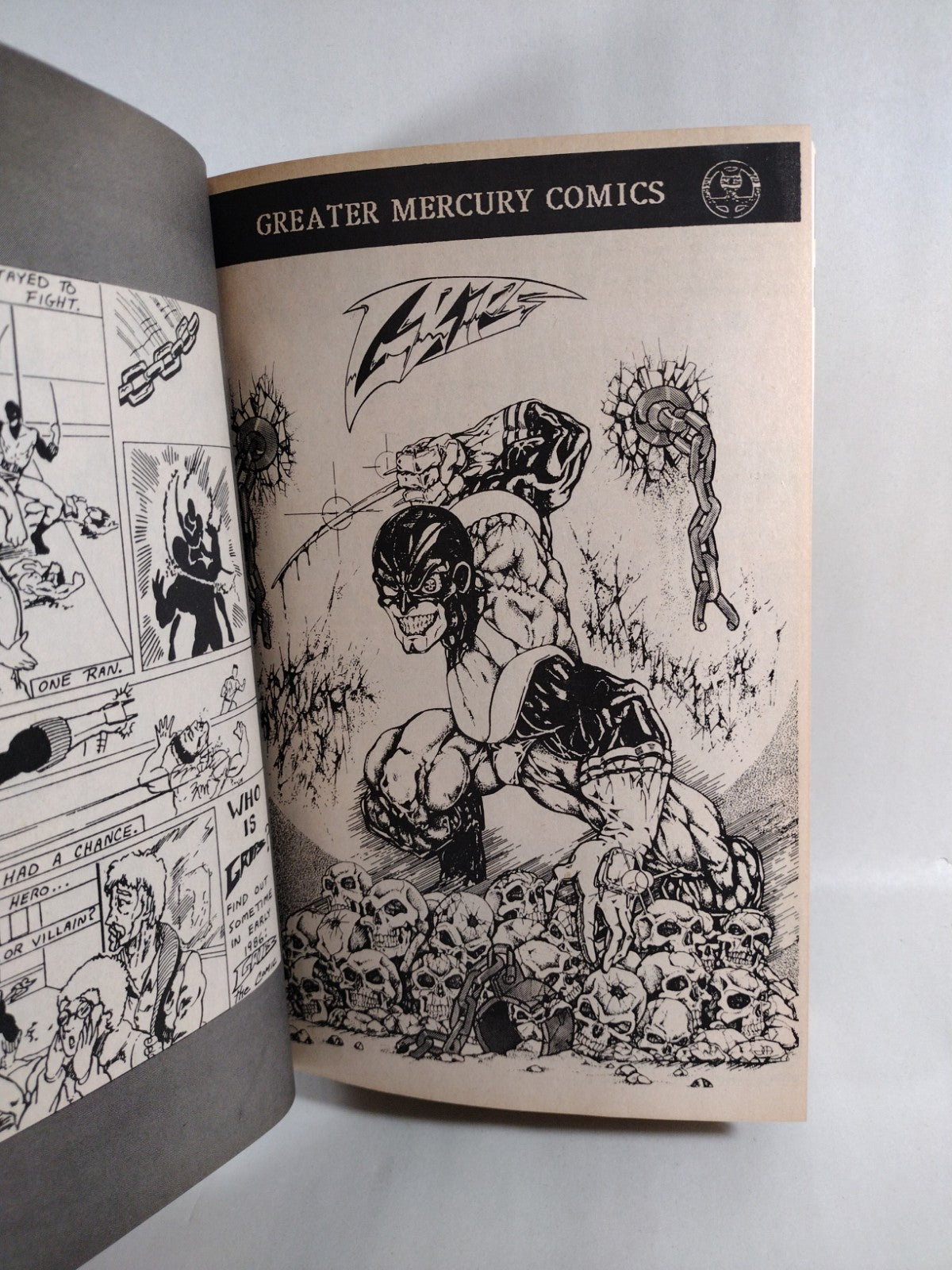 Grips (1986-1990) Custom Bound Silverwolf Comic Omnibus HC ARG DCastr Cover Art