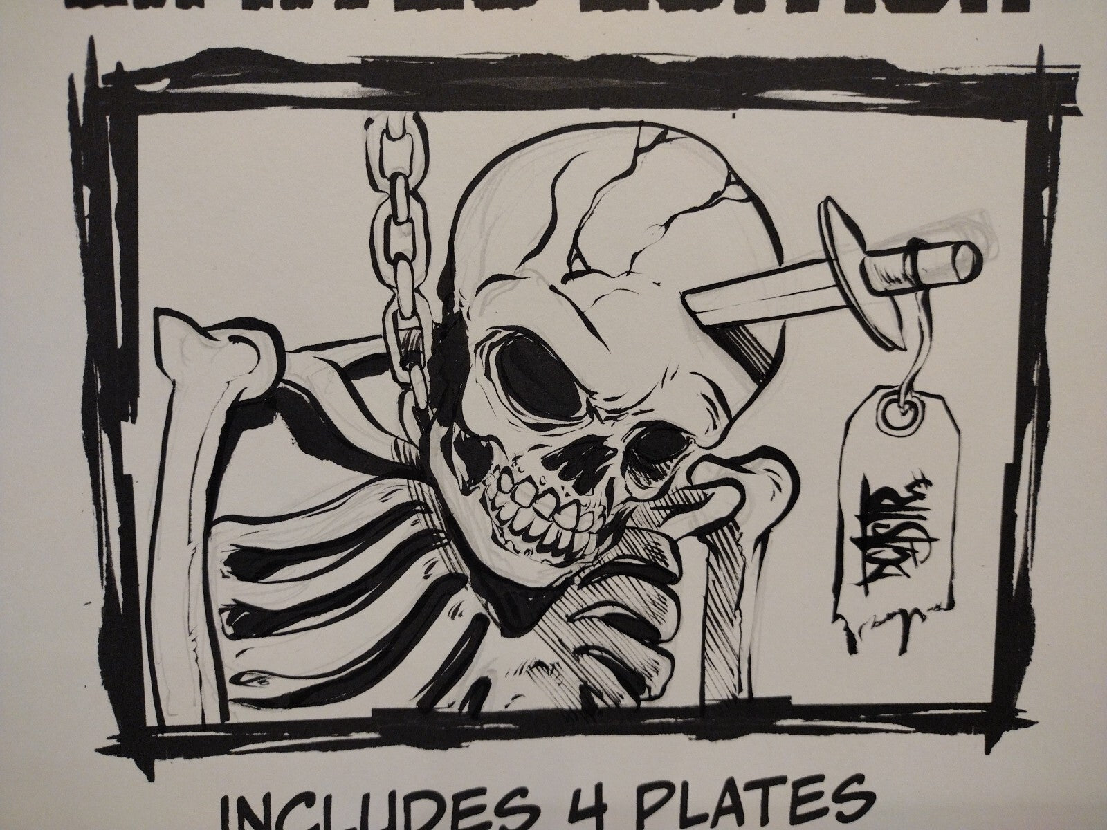 Chamber Of Chills (2023) Dave Castr 11X17" Limited Horror Portfolio Set W Sketch
