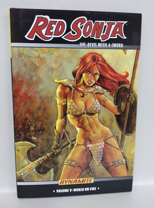 RED SONJA She-Devil With A Sword (2008) Vol 5  WORLD ON FIRE #25-29 HC NEW