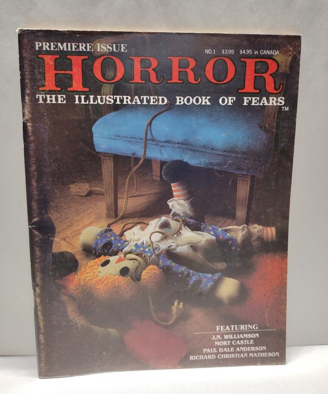 Horror: Illustrated Book Of Fears (1990) Northstar Comic Magazine Lot Set #1 & 2