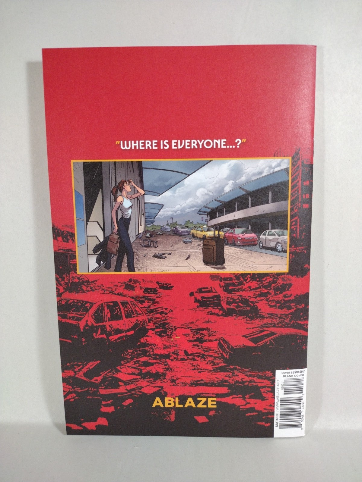 Almost Dead #1 (2023) Ablaze Blank Cover Variant Comic Ryan Benjamin NM