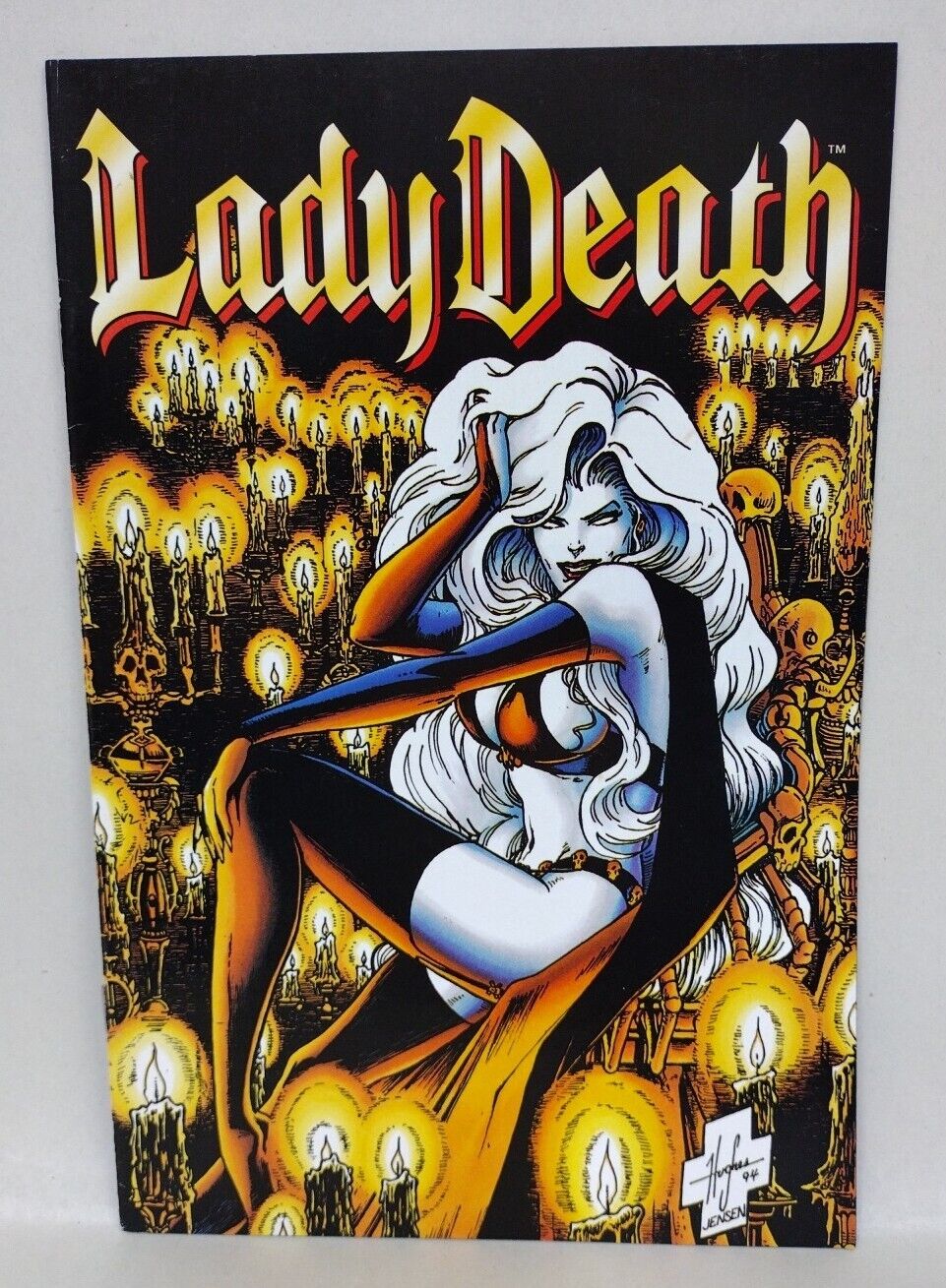 Lady Death Between Heaven & Hell (1995) Complete Chaos Comic Set Steven Hughes 