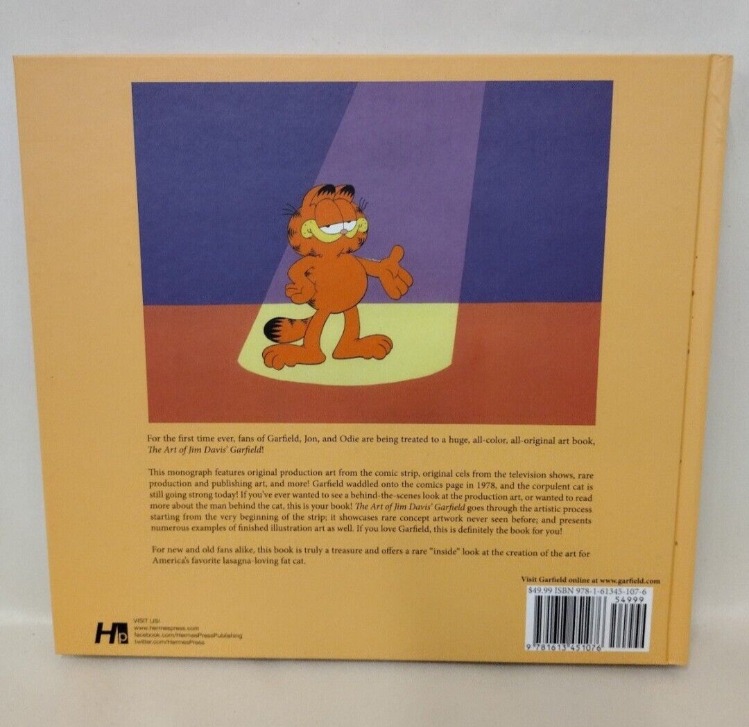 Garfield Art of Jim Davis (2016) Hermes Press Hardcover New Oversized HC