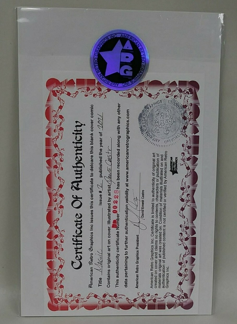 Magic Issue #2 (2021) Boom Sketch Cover Comic Var W Original Hospit Abbot Art