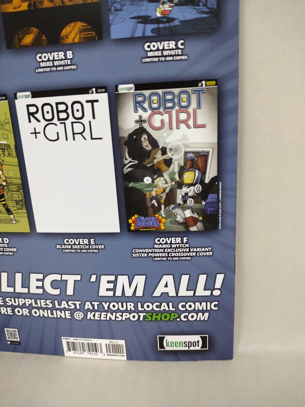 Robot + Girl #1 (2024) Keenspot All Ages Comic Cover A Mike White NM