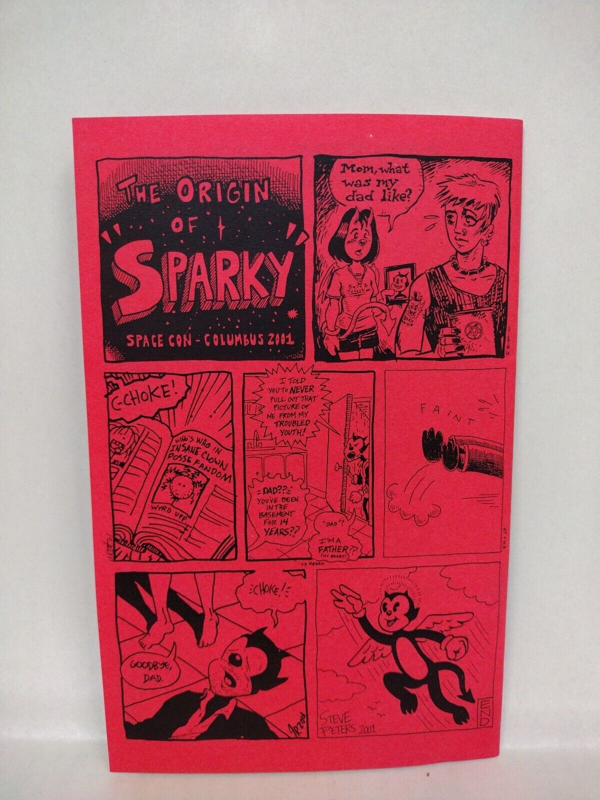 Awakening Comics 2001 Ashcan Steve Peters Comic Featuring Sparky Cat