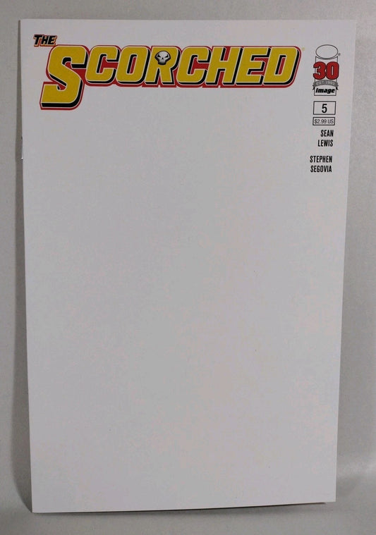 Scorched #5 (2022) Image Comic Blank Sketch Variant Cover Spawn Universe NM