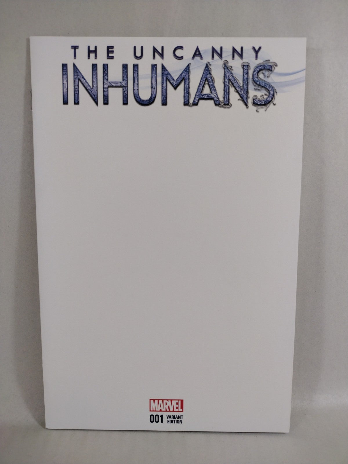 Uncanny Inhumans #1 (2015) Marvel Comic Blank Sketch Variant Cover NM