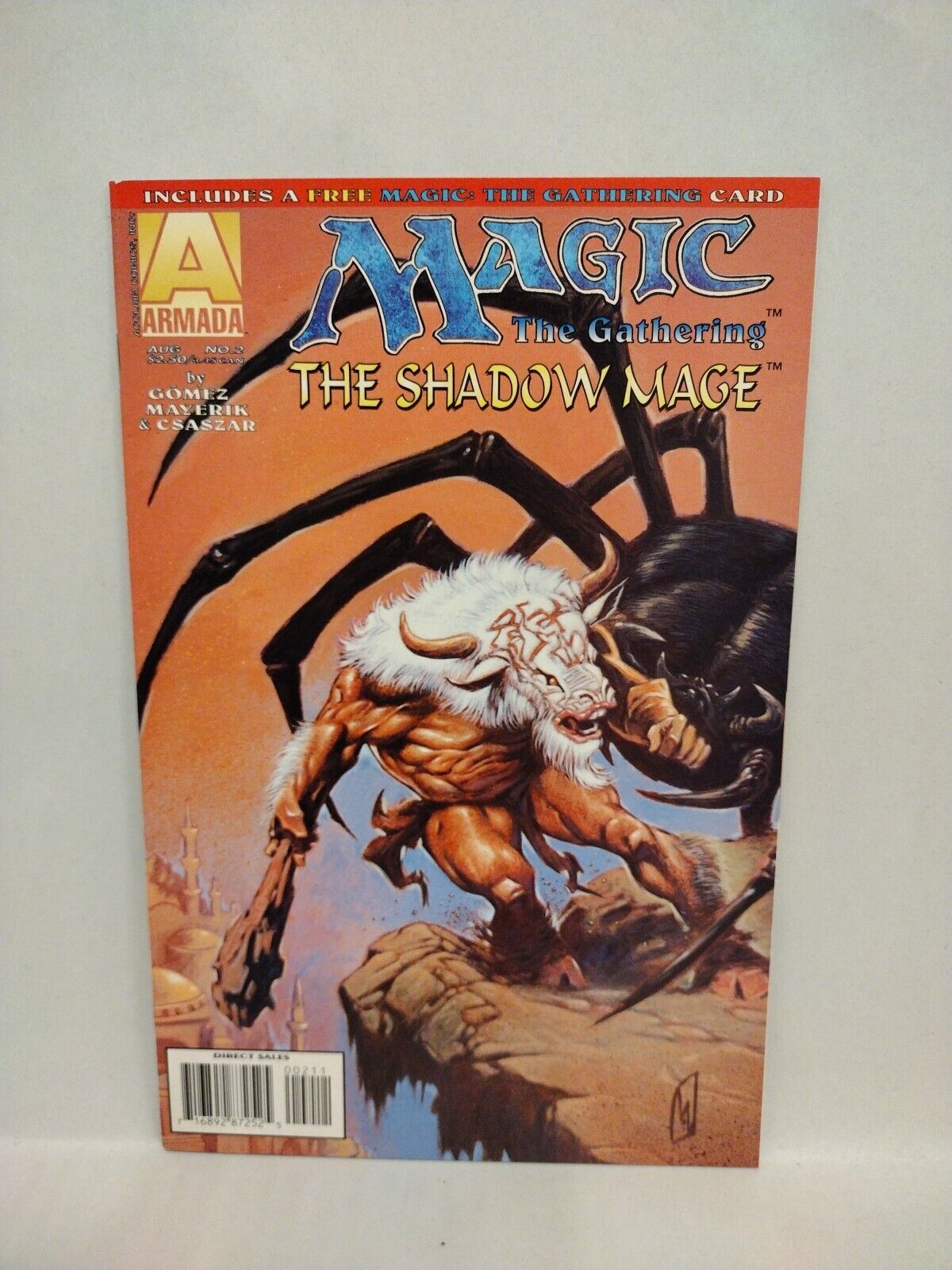 Magic The Gathering Shadow Mage (1995) Complete Acclaim Comic Set #1-4 +Preview 