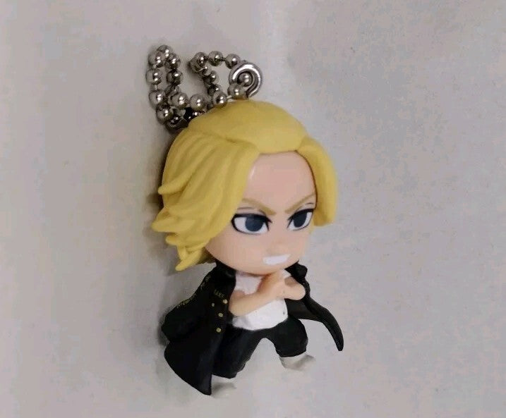 Bandai Manjiro Sano Tokyo Revengers Mascot 2" Keychain Fig #2 New In Box
