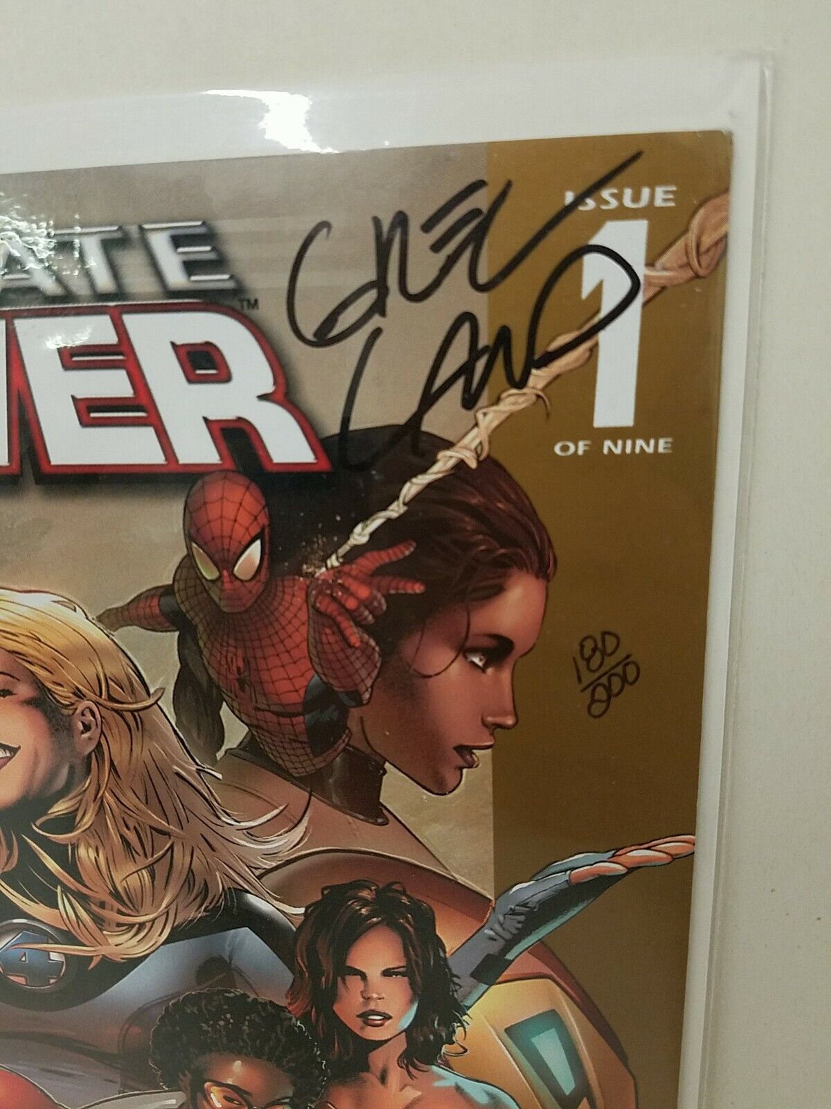 Ultimate Power #1 (2008) Signed Greg Land W Dynamic Forces COA #180/200 LTD