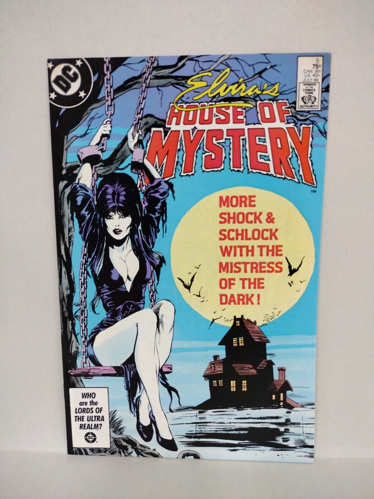 Elvira's House Of Mystery #5 (1986) DC Comic VF-NM Tony DeZuniga Art