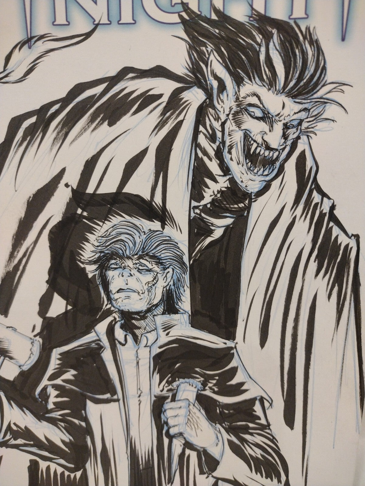 Tom Holland's Fright Night #1 (2021) Sketch Cover Variant W Original DCastr Art