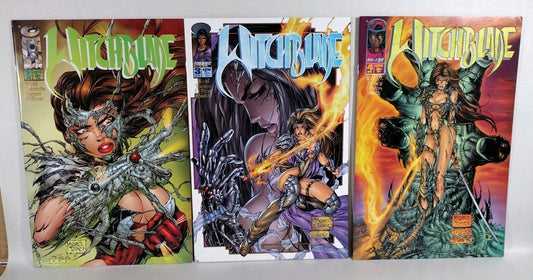 Witchblade (1995) Image Comic Lot #2 3 4 Michael Turner Art VF-NM
