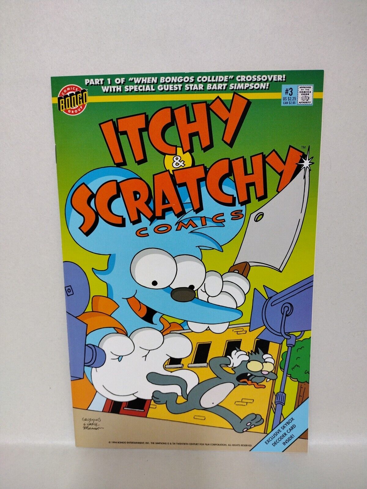 Itchy & Scratchy (1993) Complete Bongo Comic Lot Set #1 2 3 Holiday Special #1 