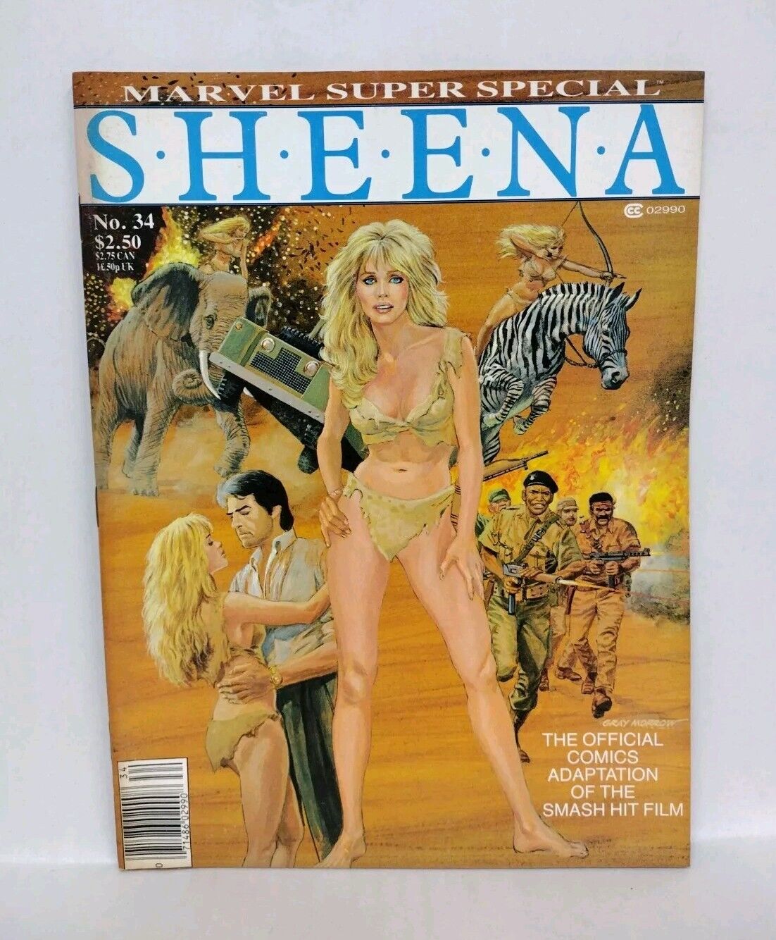 Marvel Super Special #34 Sheena (1984) Comic Magazine Movie Adapt Tanya Roberts