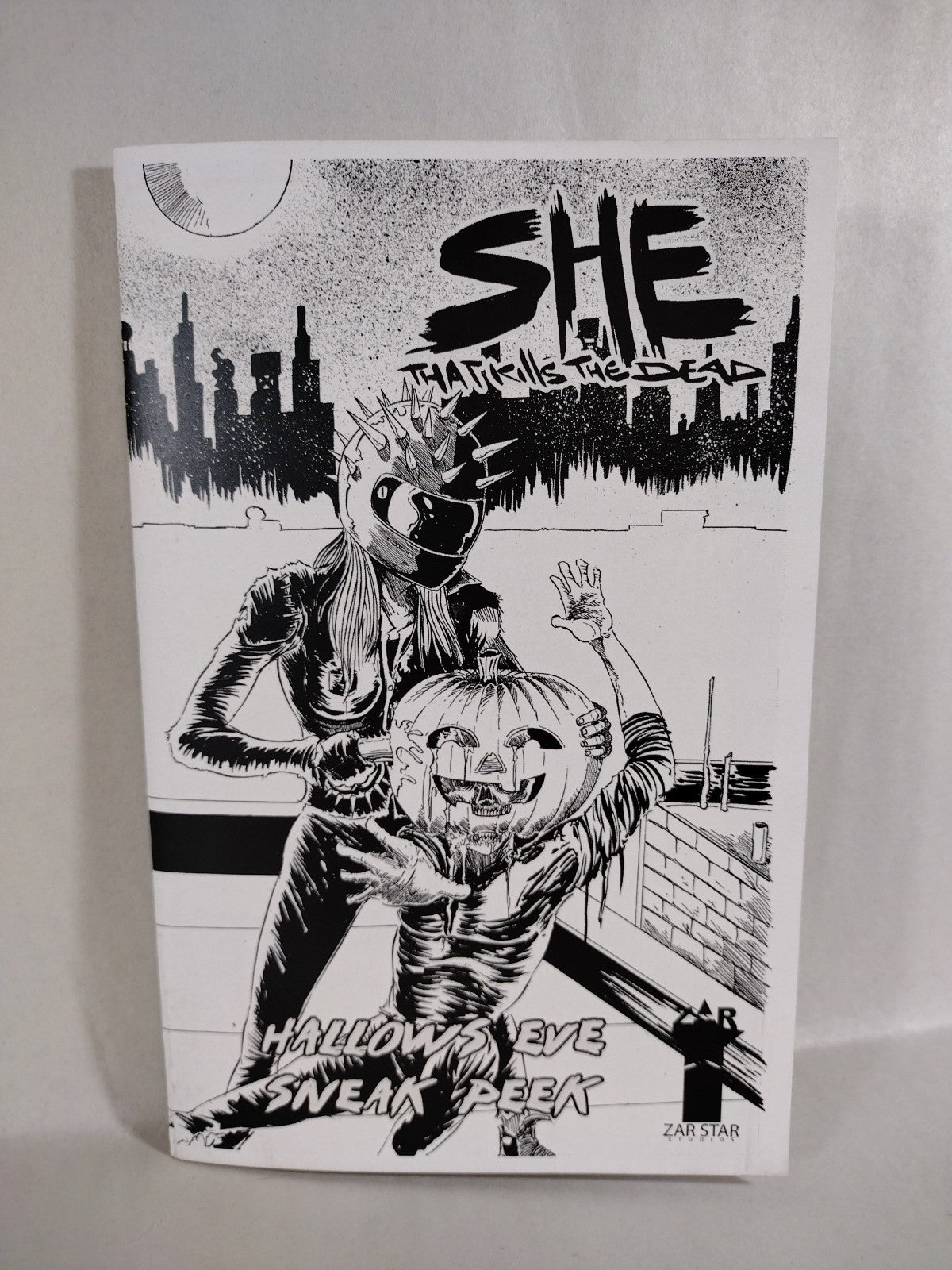 She That Kills The Dead Hallows Eve Sneak Peak Ashcan Comic Dave Castr Horror
