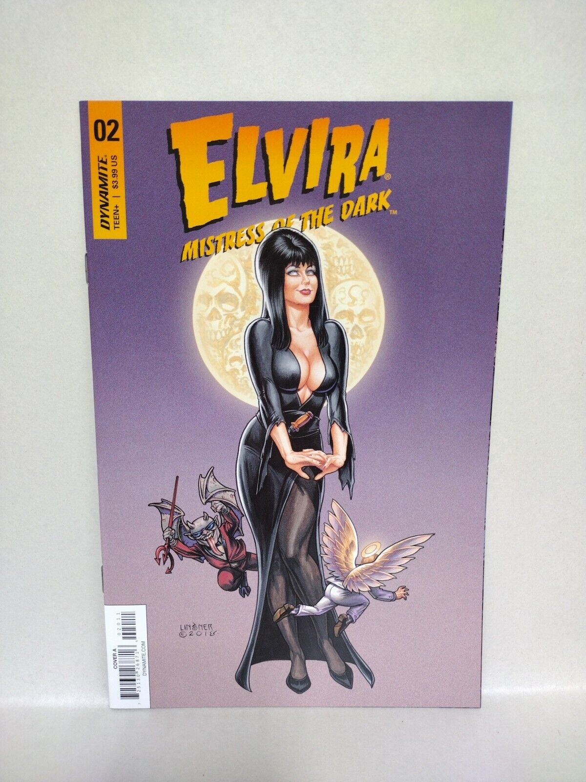 Elvira Mistress Of The Dark (2018) Dynamite Comic Lot Set #1 2 4 Linsner Covers