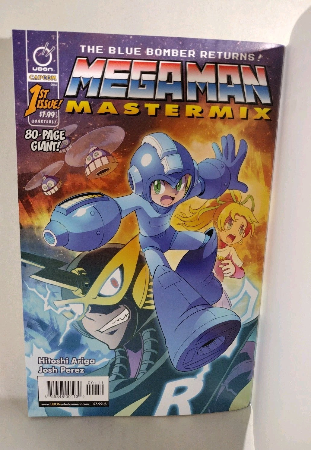 Megaman Mastermix #1 (2018) UDON Capcom Blank Sketch Variant Cover Comic New NM