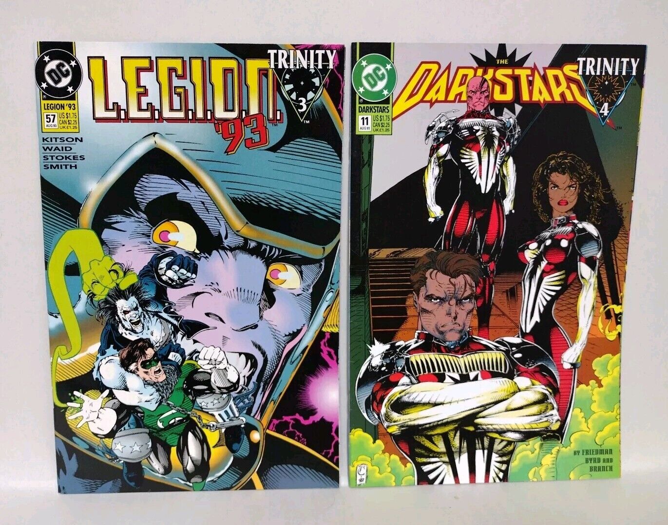 Trinity (1993) Complete DC Comic Story Arc Pt 1-8 Green Lantern Darkstars Legion