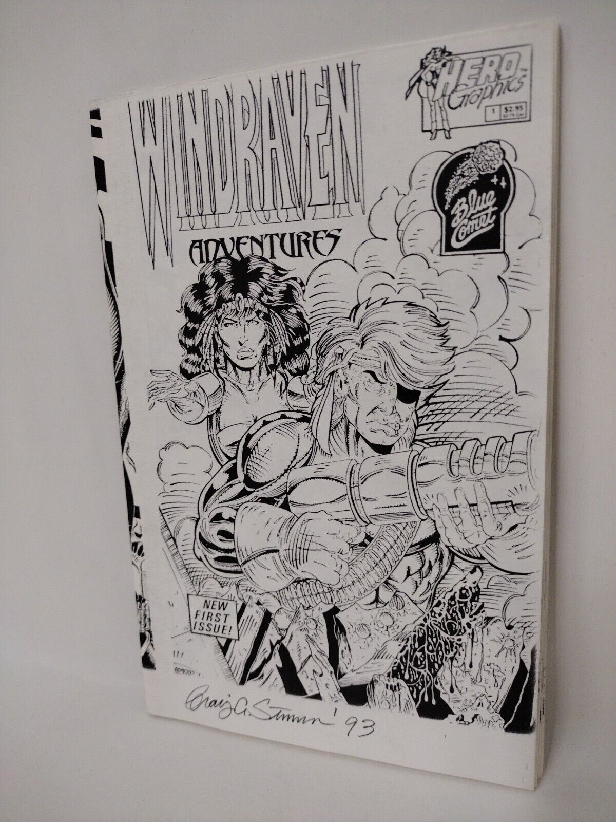 Widraven Adventures #1 Preview Production Ashcan Comic Signed Craig Stormon