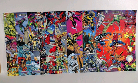 Marvel Master Prints (1994) Complete Fleer Uncut 9 Card Set Mark Bagley