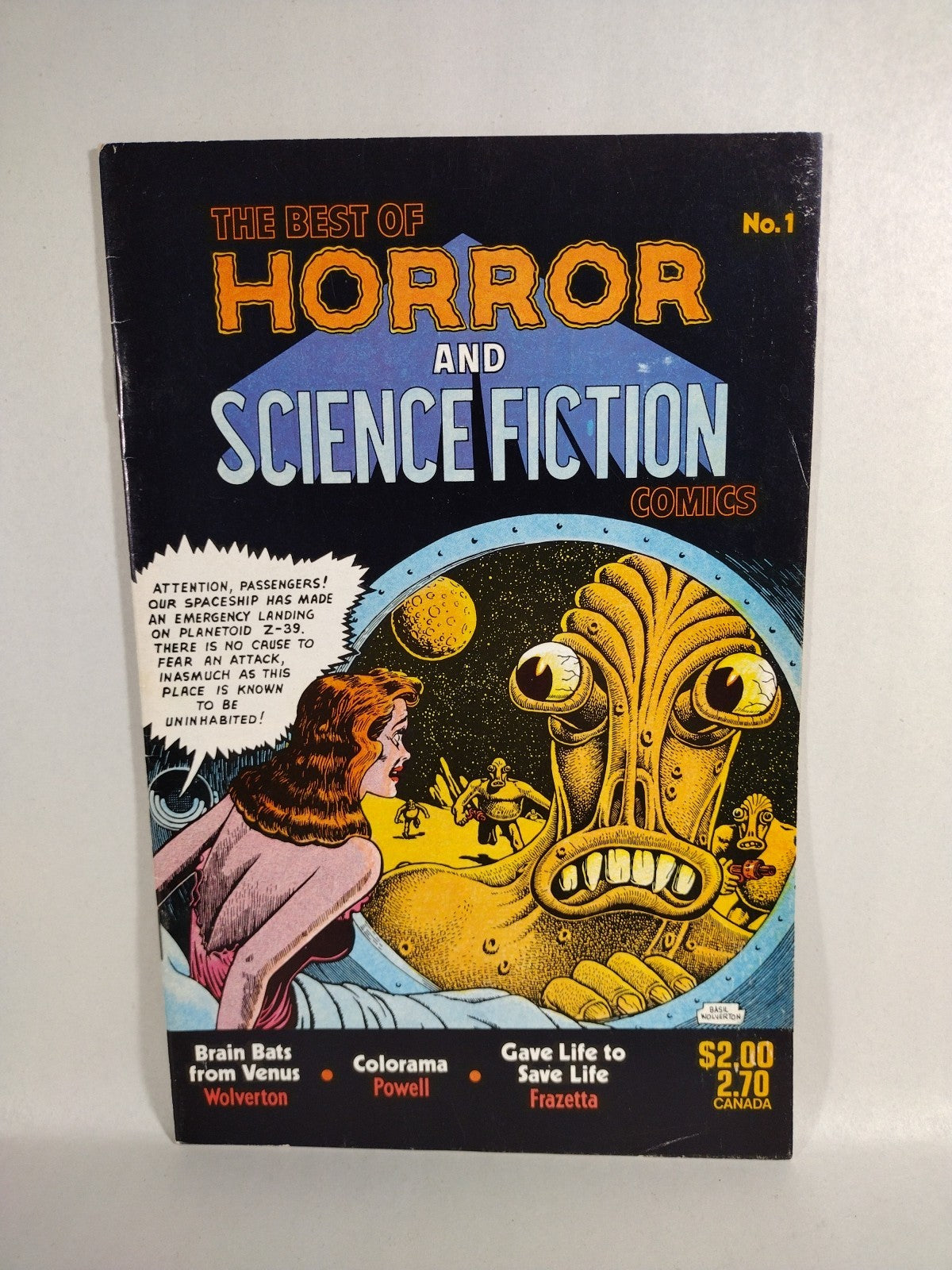 Basil Wolverton Comic Lot Of 4 Gateway To Horror Weird Tales 3-D Zone W Glasses