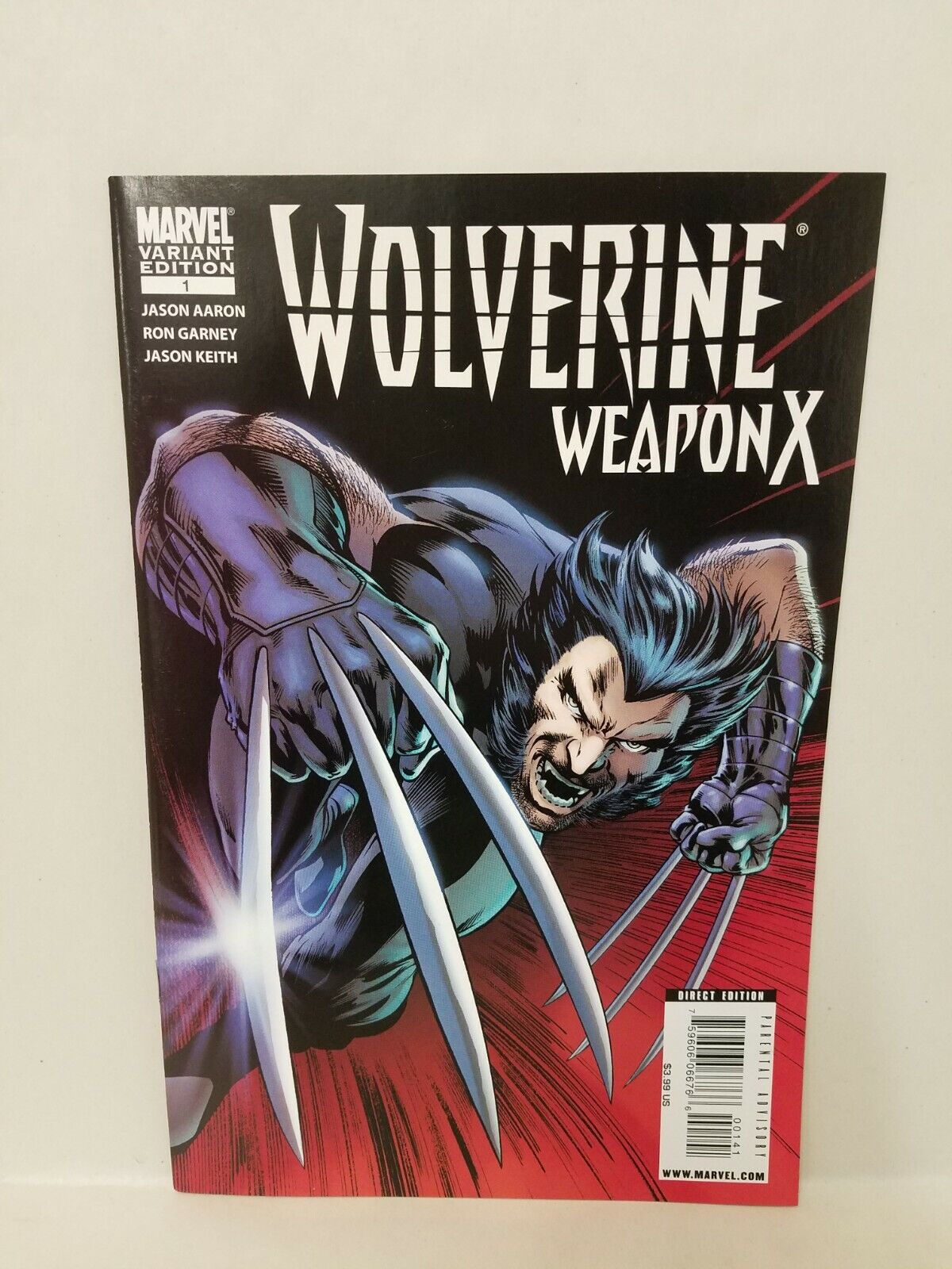 Wolverine Weapon X (2009) #1 Variant Marvel Comic Lot of 4 Kubert Olivetti Davis