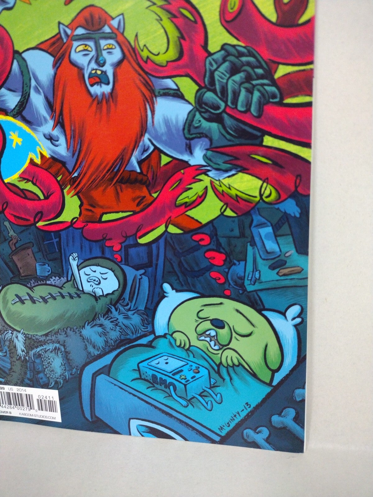 Adventure Time #24 (2014) Boom Studios Comic Brad McGinty Cover B BILLY!