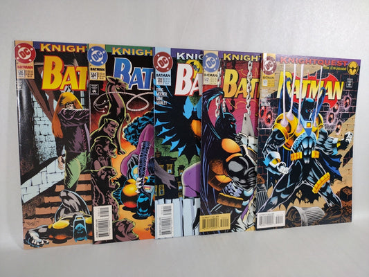 BATMAN (1993) DC Comic Lot #501 502 503 504 505 Azrael Knight Quest Crusade NM
