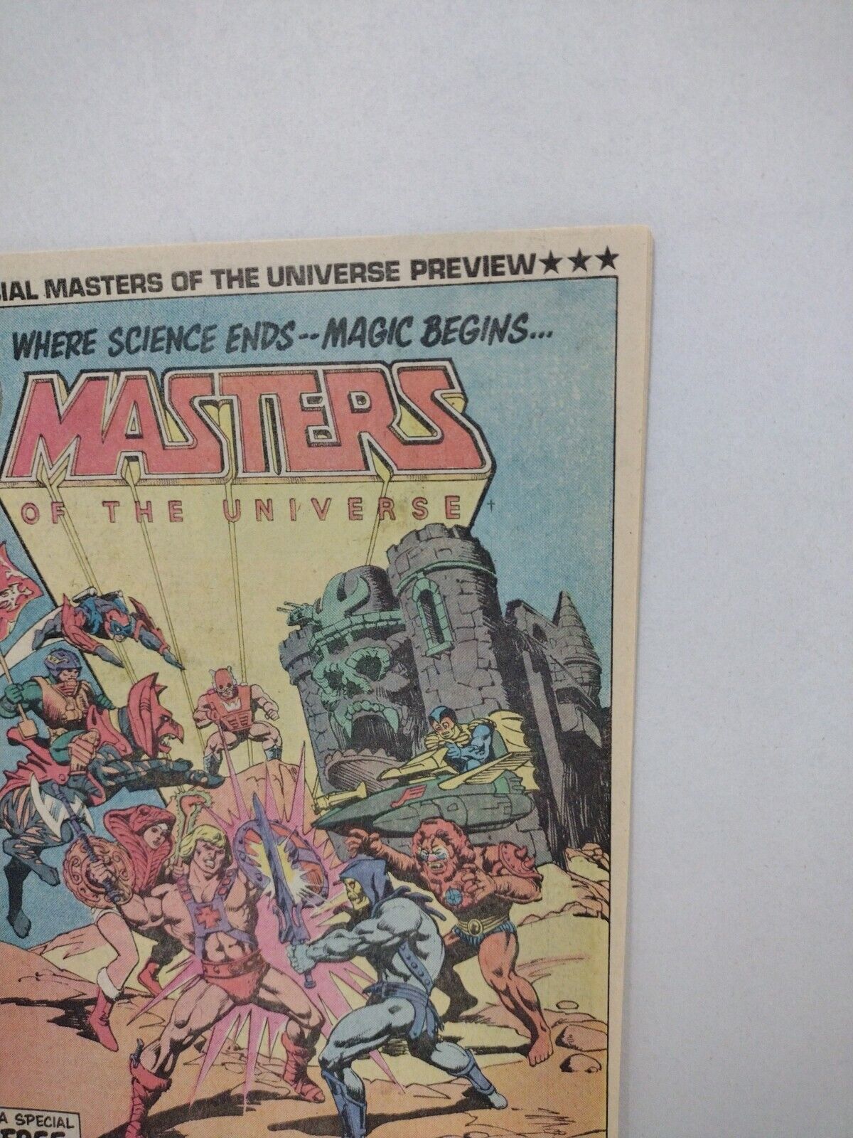 Masters Of The Universe (1982) DC Comics He-Man Preview Superman Appearance