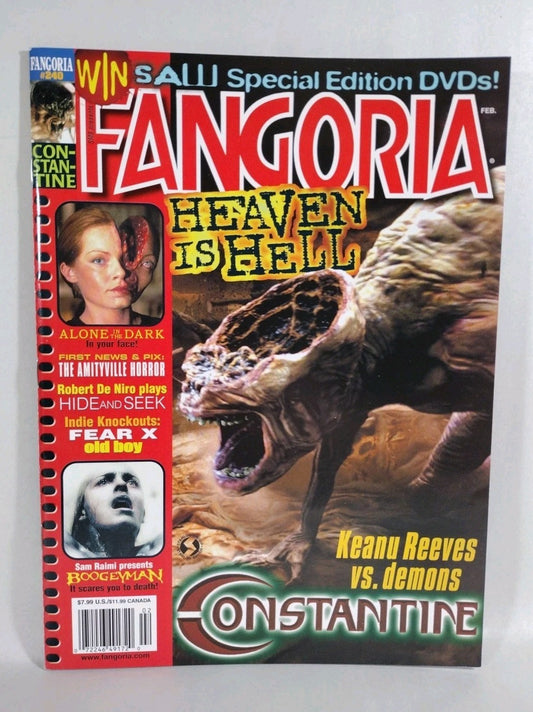 FANGORIA Magazine #240 (2005) Constantine Alone In The Dark Fear X Old Boy NM
