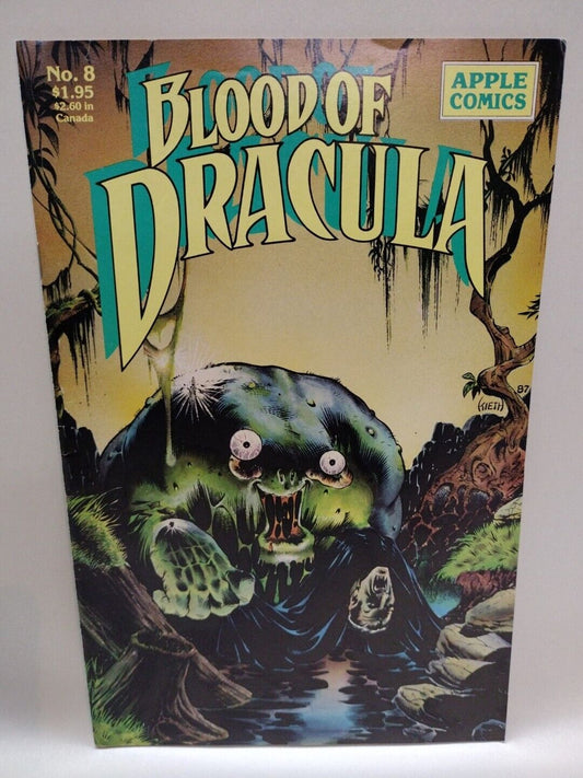 Blood of Dracula (1988) #8 Sam Kieth Cover Art Adam Hughes Ed Platt Apple Comics